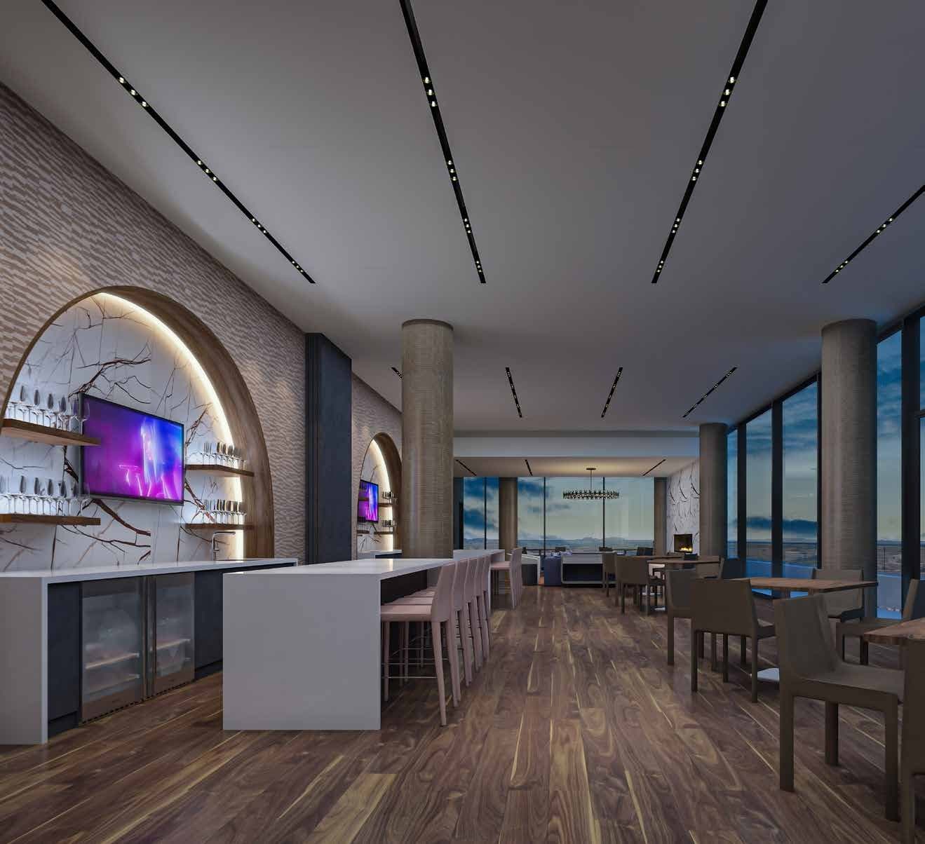 The Fifth at Charisma — party room